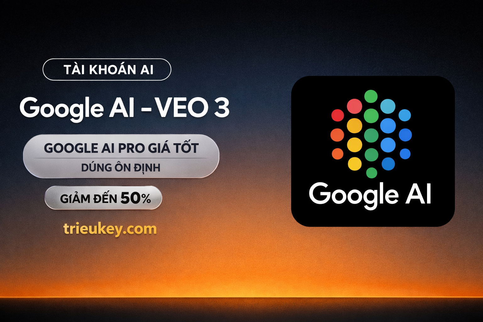 Tài khoản Google Veo 3 AI